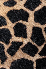 Calf Hair Cropped Leather Jacket