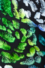 Recess Vintage Diane Freis Velvet Lamé Burnout Ombre Dress on Mannequin, fabric detail 2