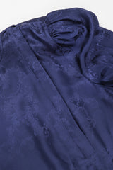 Recess Los Angeles Vintage Diane Freis Silk Damask Power Jumpsuit