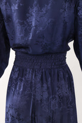 Recess Los Angeles Vintage Diane Freis Silk Damask Power Jumpsuit