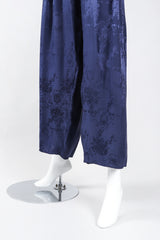 Recess Los Angeles Vintage Diane Freis Silk Damask Power Jumpsuit