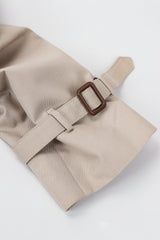 Vintage Christian Dior Monsieur Khaki Classic Trench Coat Belted Sleeve Cuff