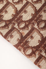 Recess Los Angeles Designer Consignment Vintage Christian Dior Monogram Logo Twill Frame Clutch Purse