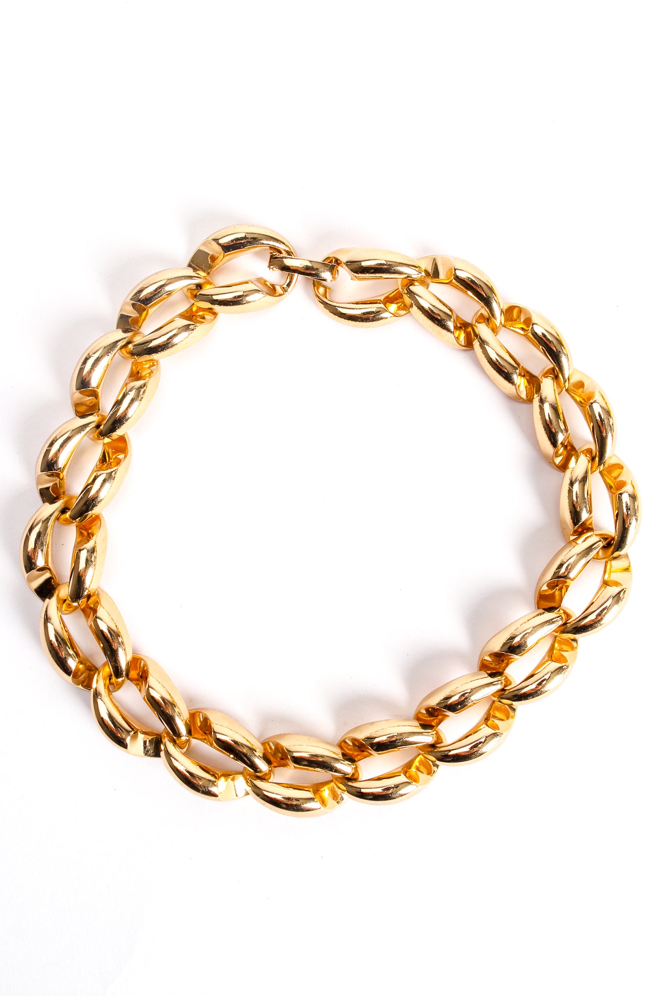 Vintage Christian Dior Chunky Gourmette Chain Link Collar at Recess Los Angeles