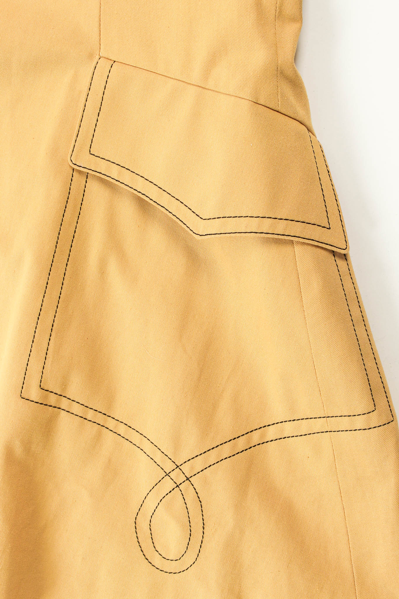 Vintage Christian Dior Golden Blazer & Skirt Suit Set pokcet detail @ Recess Los Angeles