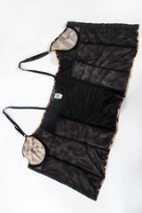 Vintage Dolce & Gabbana Leopard Print Bustier Top inverse flat lay @ Recess LA