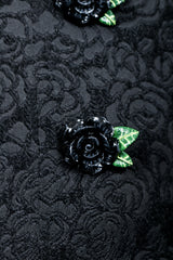 Vintage Dolce & Gabbana Lace Rosette Bustier Slip Dress front rosette detail at Recess