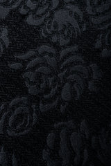 Vintage Dolce & Gabbana Lace Rosette Bustier Slip Dress fabric detail