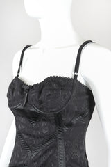 Recess Designer Consignment Vintage Dolce & Gabbana Brocade Bustier Slip Dress Los Angeles Resale Mariano Fortuny