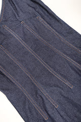 Recess Los Angeles Vintage Dolce & Gabbana 90s Stretch Denim Corset Slip Dress