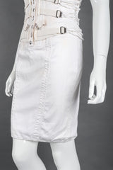 Recess Los Angeles Vintage Dolce & Gabbana 90s Bondage Corset Dress