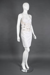 Recess Los Angeles Vintage Dolce & Gabbana 90s Bondage Corset Dress