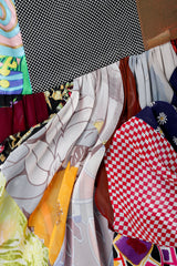 Vintage Dolce & Gabbana Spring/Summer 1993 Collection Patchwork Mermaid Dress Skirt Hem