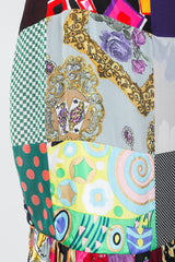 Vintage Dolce & Gabbana Spring/Summer 1993 Collection Patchwork Fabric Close Up