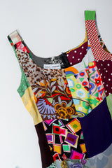 Vintage Dolce & Gabbana Spring/Summer 1993 Collection Patchwork Mermaid Gown straps