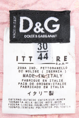 Recess Designer Consignment Vintage Dolce & Gabbana D&G Silk Dupioni Jacket & Pant Suit Set Los Angeles Resale