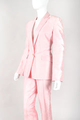 Recess Designer Consignment Vintage Dolce & Gabbana D&G Silk Dupioni Jacket & Pant Suit Set Los Angeles Resale