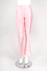 Recess Designer Consignment Vintage Dolce & Gabbana D&G Silk Dupioni Jacket & Pant Suit Set Los Angeles Resale