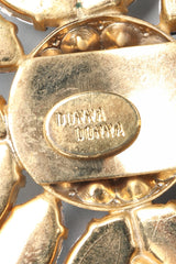 Recess Los Angeles Vintage Donna Donna Blue Crystal Sunflower Earrings