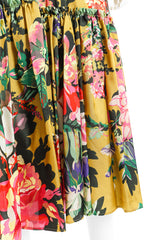 Floral ruffle hem sundress by Dries Van Noten hem close @recessla