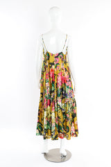 Floral ruffle hem sundress by Dries Van Noten mannequin back @recessla