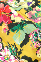 Floral ruffle hem sundress by Dries Van Noten fabric close @recessla
