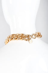 Recess Los Angeles Vintage Erwin Pearl Heart Pendant Chain Collar