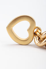 Recess Los Angeles Vintage Erwin Pearl Heart Pendant Chain Collar