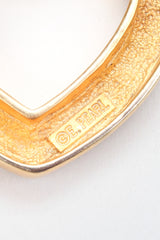 Recess Los Angeles Vintage Erwin Pearl Heart Pendant Chain Collar