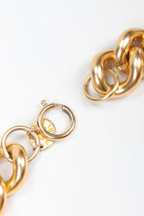 Recess Los Angeles Vintage Erwin Pearl Heart Curb Chain Collar Necklace