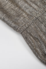 Recess Los Angeles Vintage Edward Harney Metallic Lamé Cowl Back Dress