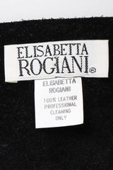 Recess Los Angeles Vintage Elisabetta Rogiani Leather Tie-Back Backless Camisole