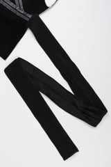 Recess Los Angeles Vintage Elisabetta Rogiani Leather Tie-Back Backless Camisole