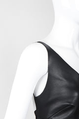 Recess Los Angeles Vintage Elisabetta Rogiani Leather Tie-Back Backless Camisole