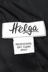 Recess Los Angeles Vintage Helga for Elizabeth Arden Salon Floral Velvet Lamé Burnout Dress