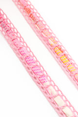 Vintage Emanuel Ungaro Parallèle Floral Silk 3-Pc Leisure Set cami strap detail @ Recess LA