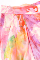 Vintage Emanuel Ungaro Parallèle Floral Silk 3-Pc Leisure Set pant pleat @ Recess LA