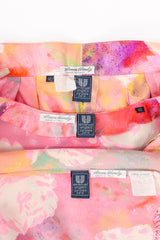 Vintage Emanuel Ungaro Parallèle Floral Silk 3-Pc Leisure Set labels @ Recess LA