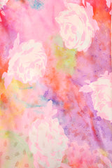 Vintage Emanuel Ungaro Parallèle Floral Silk 3-Pc Leisure Set fabric detail @ Recess LA