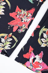 Recess Designer Consignment Vintage Emanuel Ungaro Parallèle Contrast Floral Top & Pant Set Los Angeles Resale Recycled