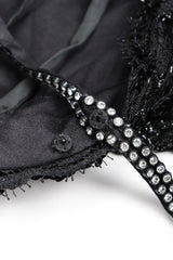 Recess Designer Consignment Vintage Emanuel Ungaro Parallèle Sequin Lace Cocktail Sheath Dress Los Angeles Resale