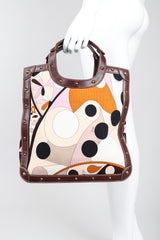 Recess Los Angeles Vintage Emilio Pucci Corduroy Print Tote Bag