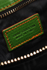 Recess Los Angeles Vintage Pucci Colorblock Print Suede Buckle Bag