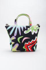 Recess Los Angeles Vintage Pucci Canvas Psychedelic Print Mini Tote Handbag