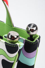 Recess Los Angeles Vintage Pucci Canvas Psychedelic Print Mini Tote Handbag