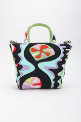 Recess Los Angeles Vintage Pucci Canvas Psychedelic Print Mini Tote Handbag