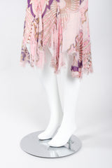 Recess Los Angeles Vintage Emilio Pucci Slashed Chiffon Cutout Dress