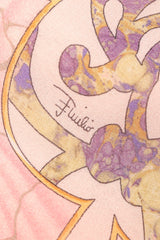 Recess Los Angeles Vintage Emilio Pucci Slashed Chiffon Cutout Dress