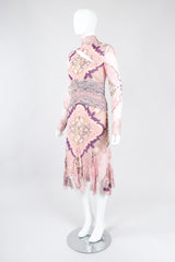 Recess Los Angeles Vintage Emilio Pucci Slashed Chiffon Cutout Dress