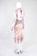 Recess Los Angeles Vintage Emilio Pucci Slashed Chiffon Cutout Dress